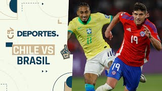 CHILE 1  2 BRASIL🏆 Clasificatorias Mundial 2026 ⚽️ GOLES Y RESUMEN [upl. by Boaten]