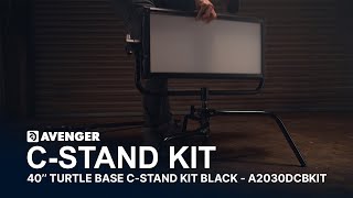 Avenger 40in Turtle Base CStand Kit in Black A2030DCBKIT [upl. by Anirahtak]