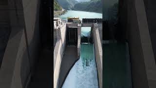 Dam Spillway Overflow damexploration nature waterdam travel waterreservoir [upl. by Euqimod]