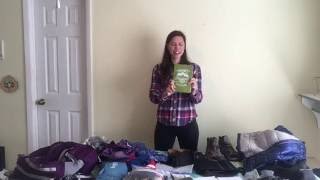 Packing to hike Patagonia Chile W circuit [upl. by Nelyag]