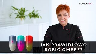 Jak prawidłowo wykonać ombre gradient na paznokciach  Semilac Expert 37 ENG subtitles [upl. by Ecinrev]