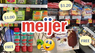 Meijer Best Deals 1126122  Cheap food amp freebies 💰 [upl. by Llevra]