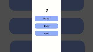 Spelling Test  Check your English spelling with this Spelling test [upl. by Retsevlis]