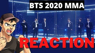 Metal Vocalist  BTS MMA 2020 Performance  REACTION [upl. by Arahset4]