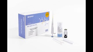 Bioeasy Aflatoxin M1 Quantitative Rapid Test for Milk 15150 ppt  YRM1004D2 [upl. by Jesselyn196]