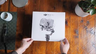 DJI RS4 Pro Combo Unboxing and Features [upl. by Ellita502]