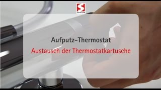 Austausch einer Thermostatkartusche von Schulte [upl. by Manoop]