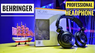 Behringer HC200 Unboxing amp Review ProfessionalDJ Headphone [upl. by Shermy]