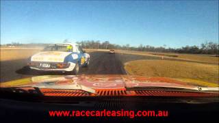 Incar with Gary Bonwick Round 3 of the Ironfarmers HQ Championship Qld Raceway July 910 2011 [upl. by Gannon]