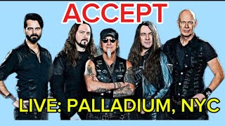 ACCEPT…Live at Palladium NYC July 13 2024 rock judaspriest metal musica [upl. by Wardlaw]