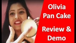 Olivia Pancake makeup for Indian skin  review of olivia pan cake foundation review [upl. by Trebleda]