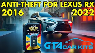 AntiTheft device for Lexus RX 2016 2017 2018 2019 2020 2021 2022 [upl. by Nelg60]