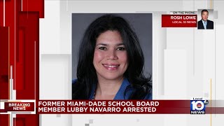 Former MiamiDade School Board member arrested [upl. by Lindeberg]