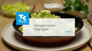 Honigmelonen Feta Salat  Histaminarmes Rezept [upl. by Rask]