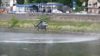 🇨🇿PZLSwidnik W3A Sokol Wildfire Water Bucket Czech Republic  Air Force [upl. by Adnical980]