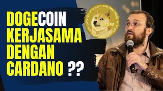 DOGECOIN KERJASAMA DENGAN CARDANO HUSKINSON BANTU DOGE [upl. by Nnaerb]