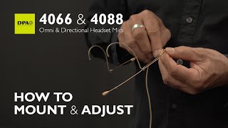 Learn how to mount and adjust 40664088 Headset Microphones properly [upl. by Aerdnaxela811]