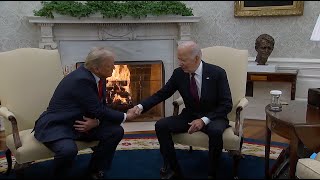 Biden Welcomes Trump to White House After Historic Election [upl. by Alien]