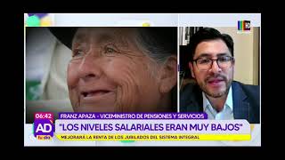 Franz Apaza quotLos niveles salariales eran muy bajosquot [upl. by Enyedy]