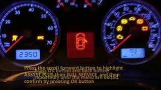 OPEL MERIVA B 2010 06 How to reset service light indicator [upl. by Eimmelc950]