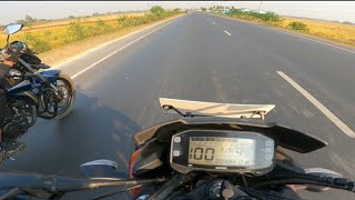 YAMAHA FZS V2  VS GIXXER MONOTONE  0 TO 100 TEST  PERFORMANCE TEST DRAG RACE FZS ON FIRE 🔥 [upl. by Lindeberg386]