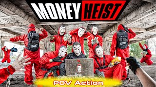 PARKOUR VS MONEY HEIST 2  POLICE No ESCAPE BAD GUYS closed all exits BELLA CIAO REMIX Epic POV [upl. by Essined374]