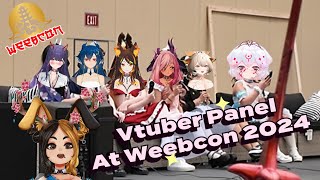 Vtuber Panel Numi Vienna Sinder Trickywi Yuzu and Bao Weebcon 2024 [upl. by Enined]