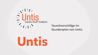 Tauschvorschläge im Stundenplan von Untis [upl. by Farron609]