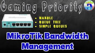 MikroTik Bandwidth Management with Gaming Priority  Mangle  Queue Tree  Simple Queues  Tagalog [upl. by Jaquenette]