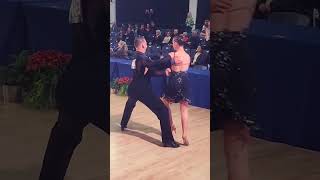 La cha cha❄️☃️Dani amp Konner☃️❄️ballroomdance dance wdsfdancesport latindance shortsfeed shorts [upl. by Rodgiva]