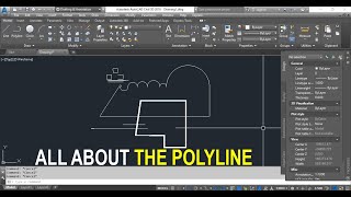 how to make polyline in AutoCAD  AutoCAD Polyline Command Tutorial Complete [upl. by Hgielsel]