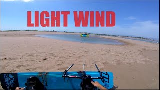 RELAUNCH KITE IN VERY LIGHT WIND CONDITIONS KITEBOARD [upl. by Mackintosh]