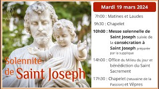 Matines et laudes du mardi 19 mars 2024 [upl. by Devinna]