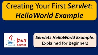 Creating Your First Servlet HelloWorld Example [upl. by Younger25]