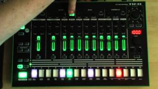 Roland TR 8 effect settings [upl. by Tadd]