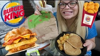 Burger King Breakfast MUKBANG Eating Show  WATCH ME EAT [upl. by Per]