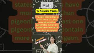 The Pigeonhole Principle maths shorts [upl. by Newol5]