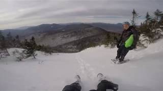 Sledding Down MT Tripyramid NH North Slide Trail [upl. by Enasus]