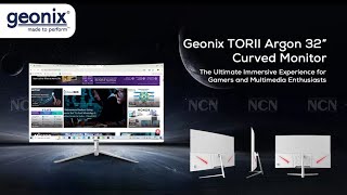 Geonix TORII Argon 32” Curved Monitor [upl. by Nnylyoj905]