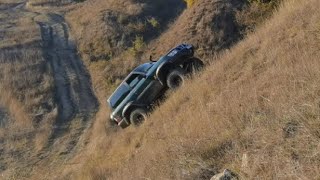 Nissan Patrol Gr Y61 Off Road Climbing hills [upl. by Ahsirkal]