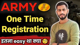 Join Indian Army Website One Time Registration  Indian Army One Time Registration [upl. by Tteirrah]