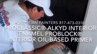 ProClassic® Alkyd Interior Enamel ProBlock® Interior OilBased Primer  SherwinWilliams [upl. by Mccreery]