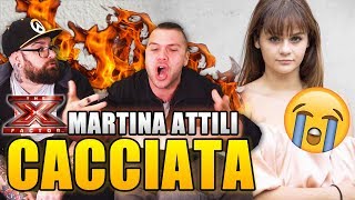 Martina Attili  Cherofobia  X Factor REACTION [upl. by Carr459]