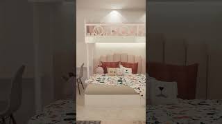 quot🌈 Fun amp Colorful Kids Bedroom Makeover Creative Decor Ideas 🛏️✨quot interiordesign bedroom [upl. by Noiz]