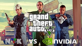 GTA V  NVK vs NV550  Nvidia Driver Benchmark [upl. by Eustashe]