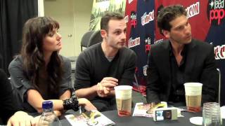 NYCC 2010 Walking Dead  Andrew Lincoln Jon Berenthal and Sarah Wayne Callies Interview [upl. by Orin867]