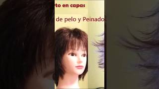 Cortes de pelo y Flequillos para cara redonda shorts cabello [upl. by Alonso199]