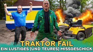 Mein unglückliches  und teures  Missgeschick  Rasenmäher Traktor Debakel  Udo amp Wilke [upl. by Pozzy]