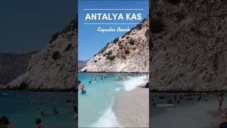 🏖️ Kaputaş Beach Antalya Beach and Sea Views  Turkey  kaputaş antalyatravel 4ktravel [upl. by Waldack]