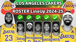 Los Angeles Lakers Roster Lineup 202425 💯 [upl. by Divaj]